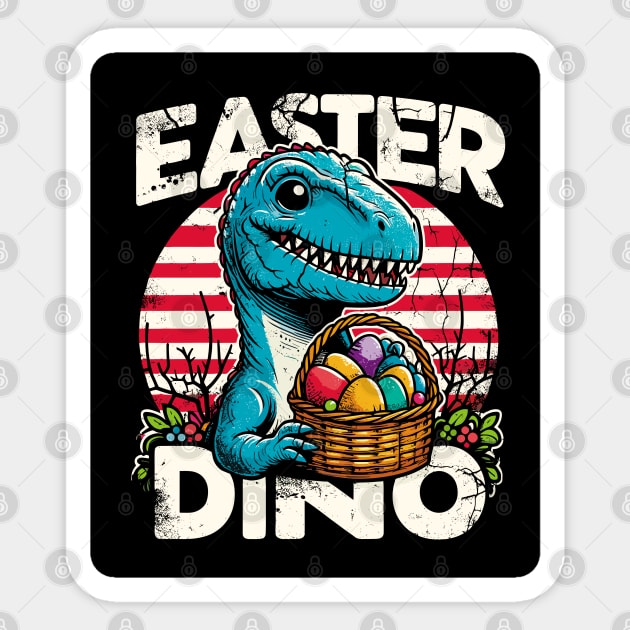 Easter Dino Sticker by Cutetopia